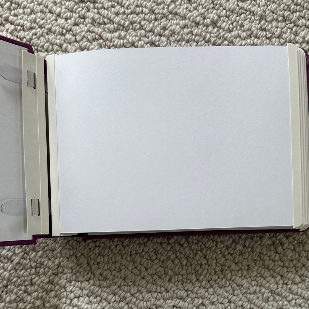 Creative Memories Magenta and Gold Hardcover Scrapbook. - Picture 5 of 7